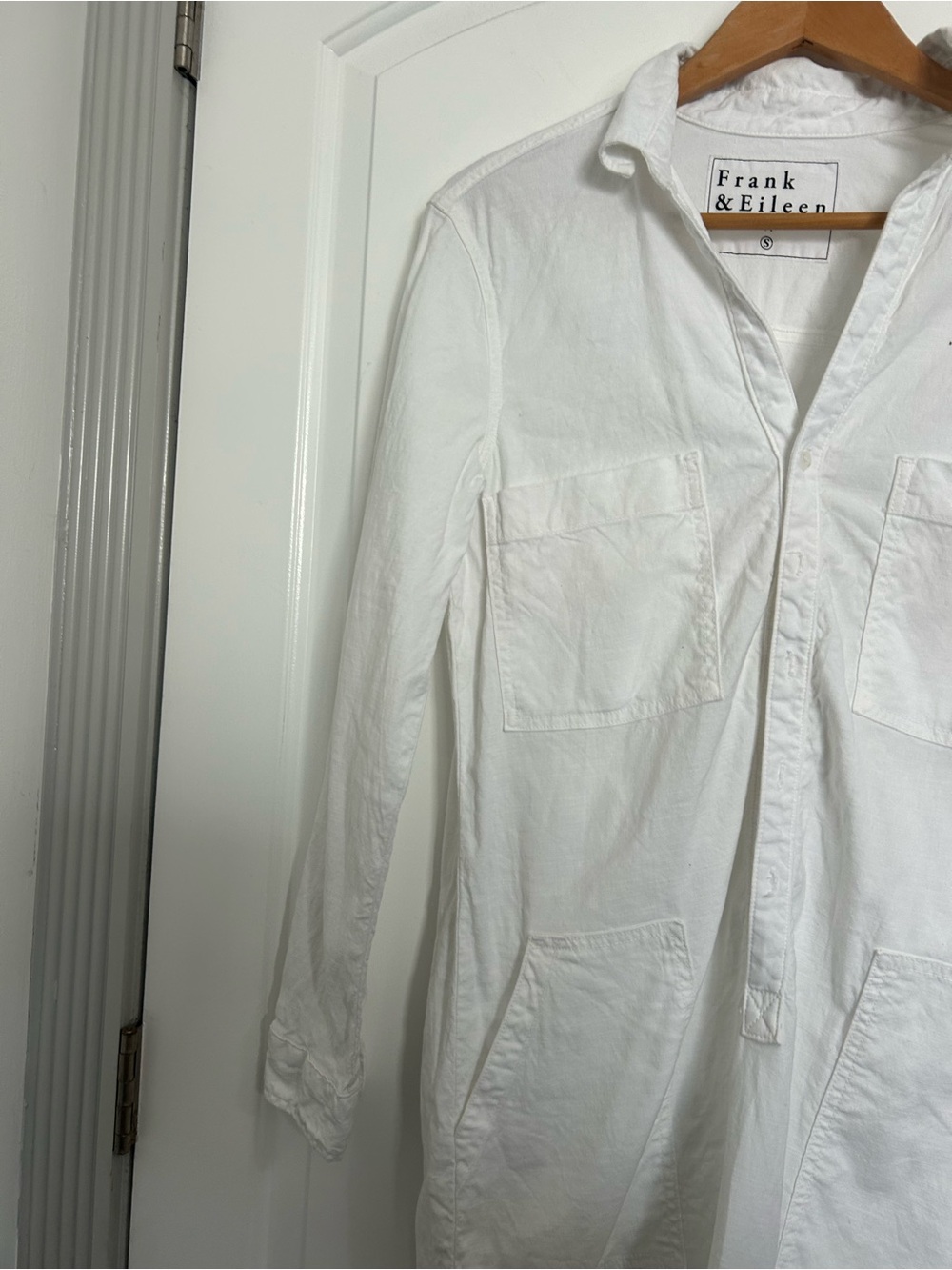 Frank & Eileen Italian Performance Linen Dress size Size S Chic Preppy Coastal - Picture 8 of 16